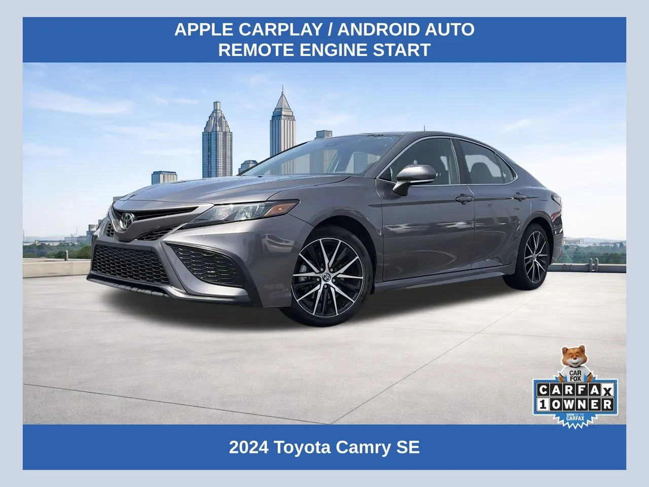 Gray 2024 Toyota Camry SE for sale in Lithia Springs, GA