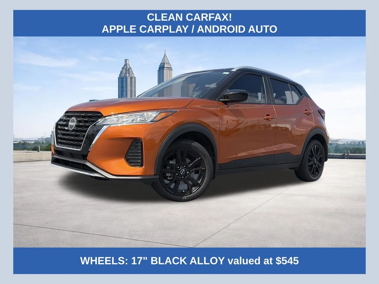 Orange 2024 Nissan Kicks SV for sale in Lithia Springs, GA