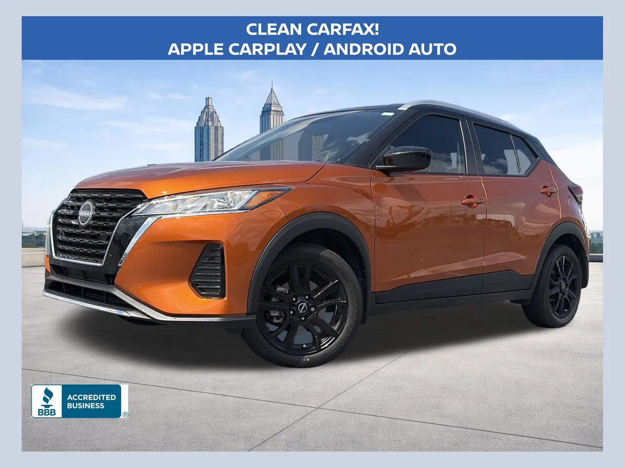 Orange 2024 Nissan Kicks SV for sale in Lithia Springs, GA