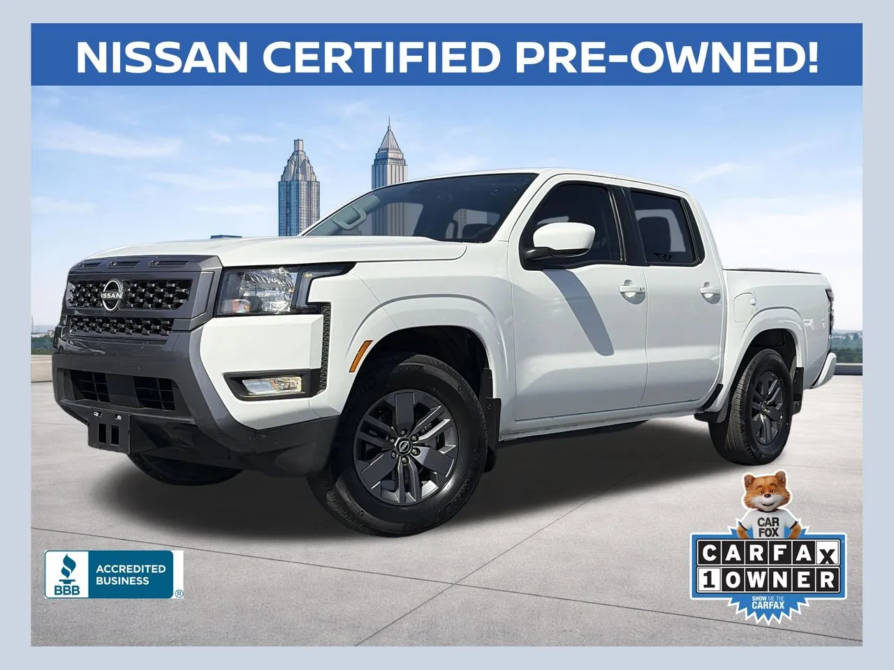White 2025 Nissan Frontier SV for sale in Lithia Springs, GA