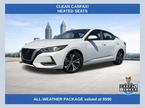 White 2022 Nissan Sentra SV for sale in Lithia Springs, GA