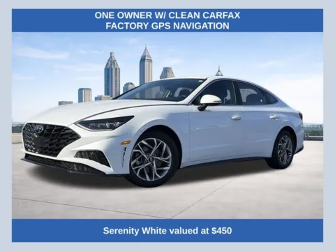 White 2023 Hyundai Sonata SEL for sale in Lithia Springs, GA