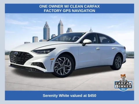 White 2023 Hyundai Sonata SEL for sale in Lithia Springs, GA