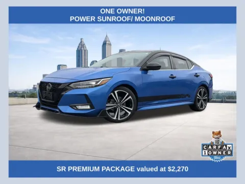Blue 2021 Nissan Sentra SR for sale in Lithia Springs, GA