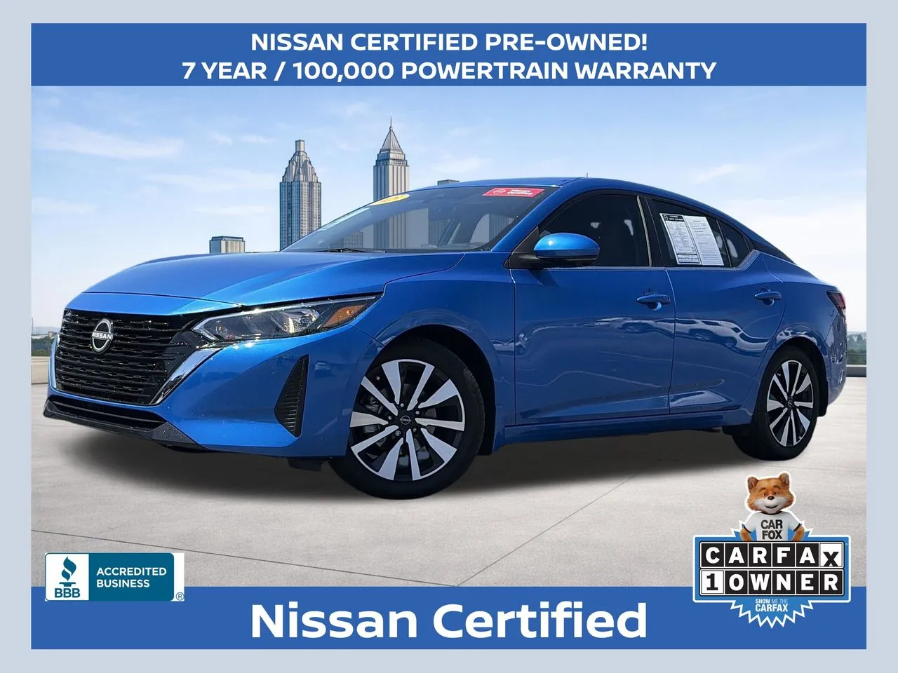Blue 2025 Nissan Sentra SV for sale in Lithia Springs, GA