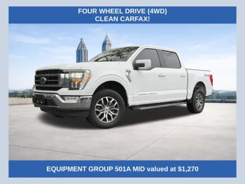 White 2021 Ford F-150 Lariat for sale in Lithia Springs, GA