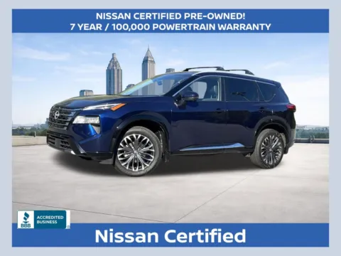 Blue 2025 Nissan Rogue Platinum for sale in Lithia Springs, GA