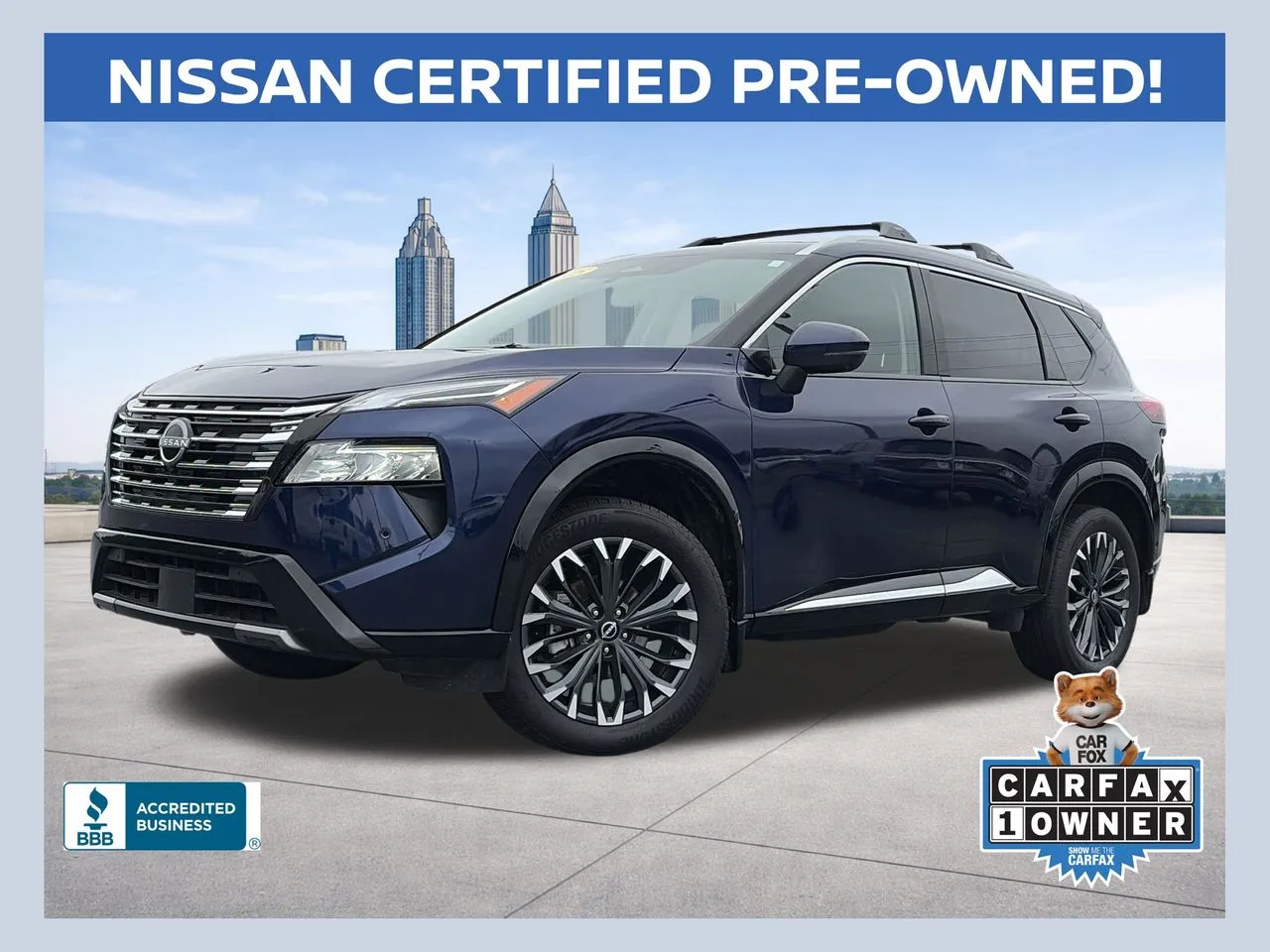Blue 2025 Nissan Rogue Platinum for sale in Lithia Springs, GA
