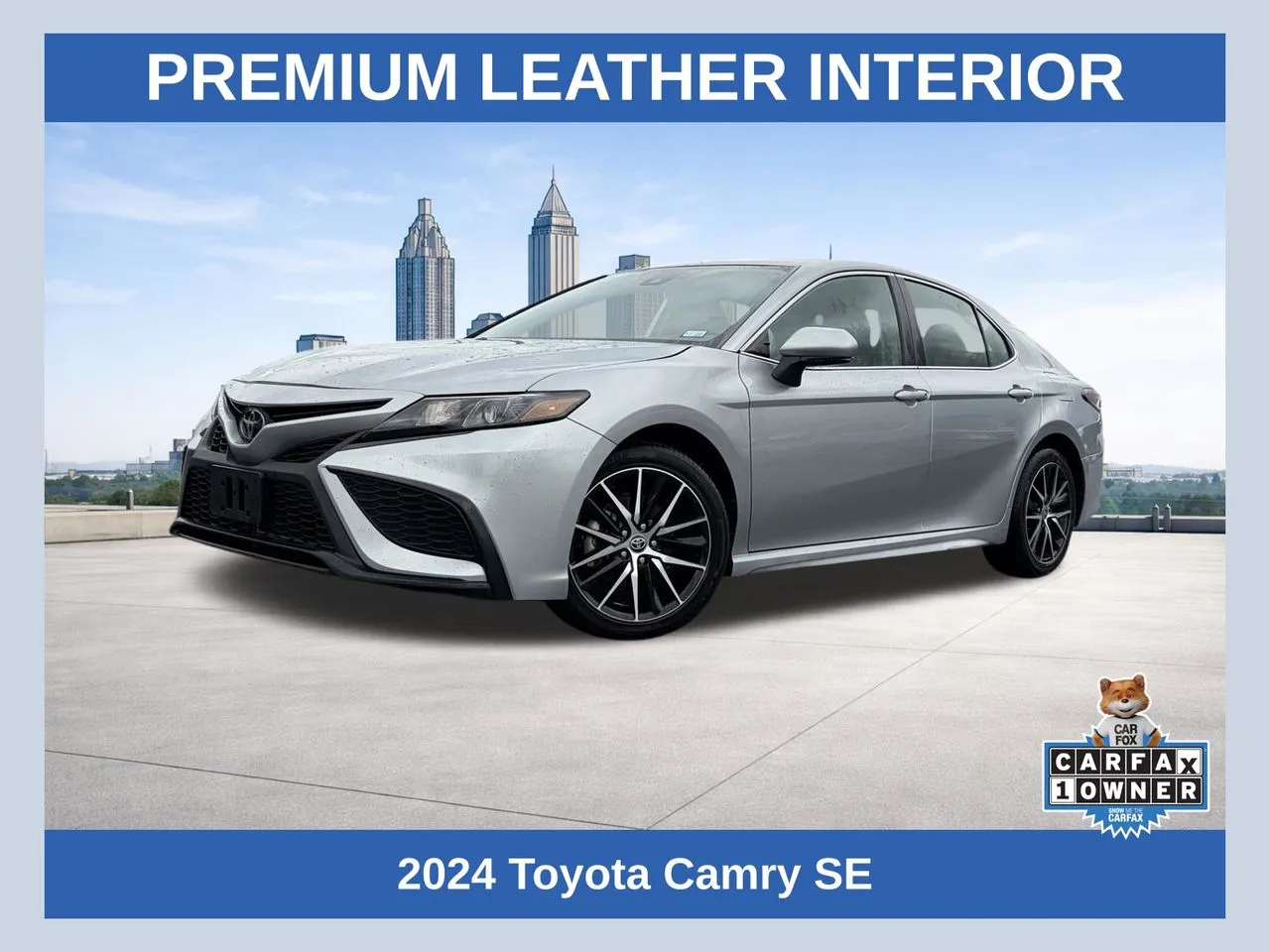 Silver 2024 Toyota Camry SE for sale in Lithia Springs, GA