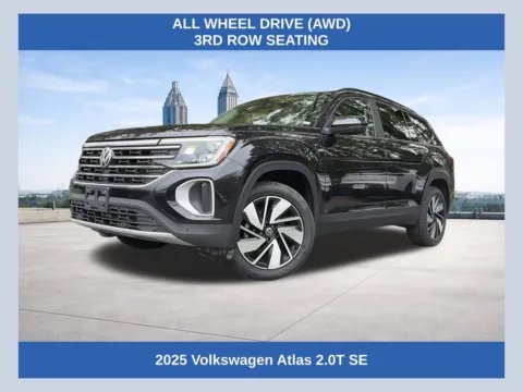 Black 2025 Volkswagen Atlas 2.0T SE w/Technology for sale in Lithia Springs, GA
