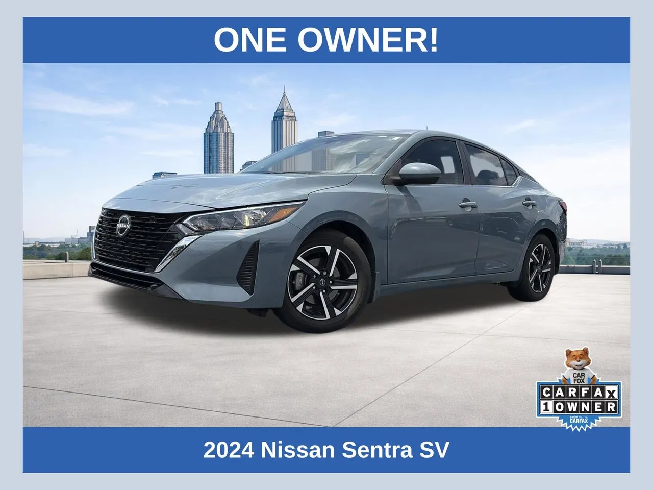 Gray 2024 Nissan Sentra SV for sale in Lithia Springs, GA