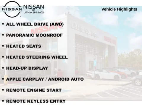 Photos of 2025 Nissan Murano Platinum for sale in Lithia Springs, GA at Nissan of Lithia Springs