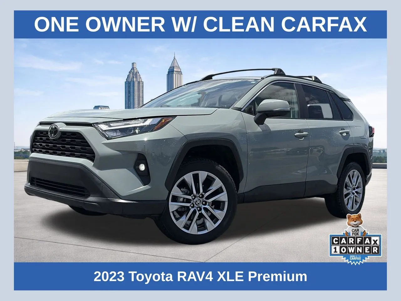 Gray 2023 Toyota RAV4 XLE Premium for sale in Lithia Springs, GA