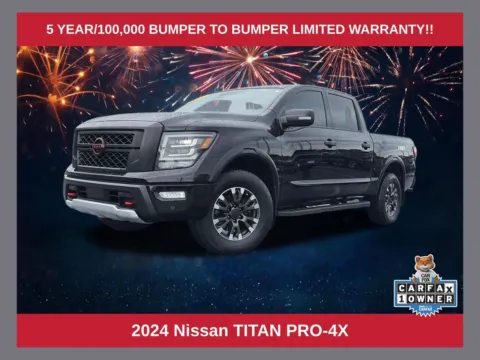 Black 2024 Nissan Titan PRO-4X for sale in Lithia Springs, GA
