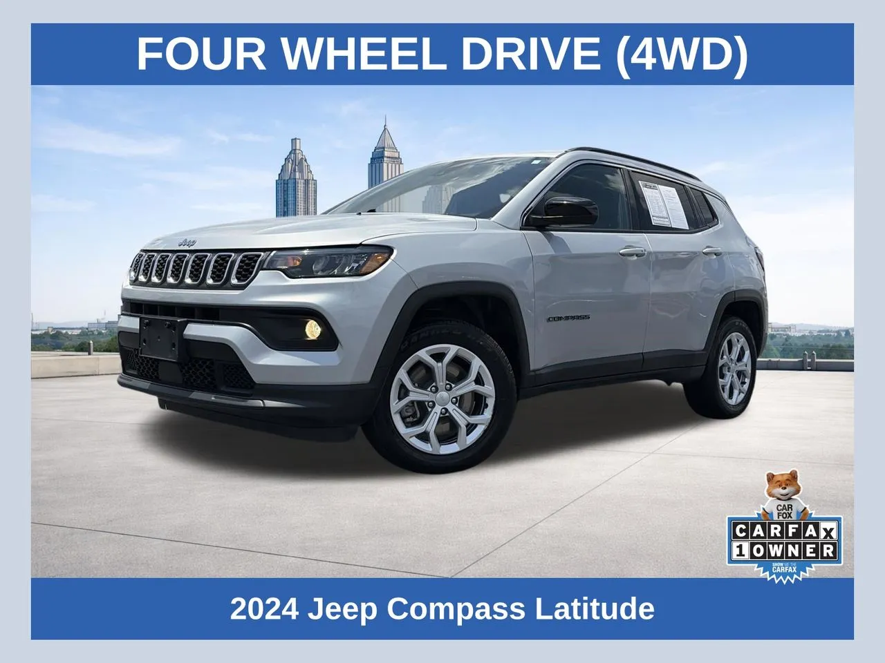 Silver 2024 Jeep Compass Latitude for sale in Lithia Springs, GA