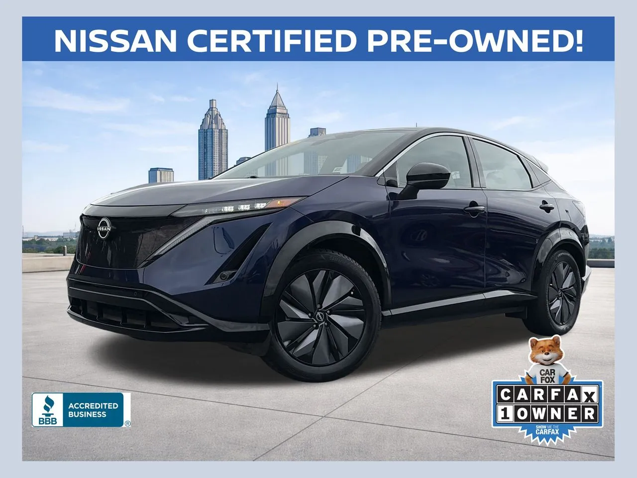 Blue 2023 Nissan Ariya ENGAGE for sale in Lithia Springs, GA