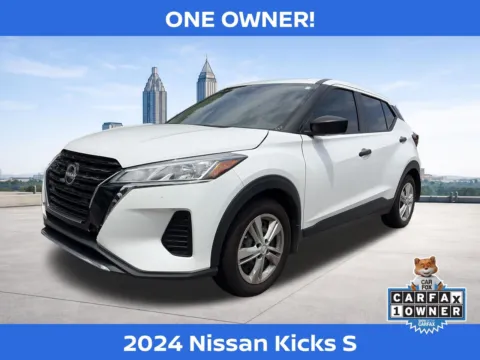 White 2024 Nissan Kicks S for sale in Lithia Springs, GA