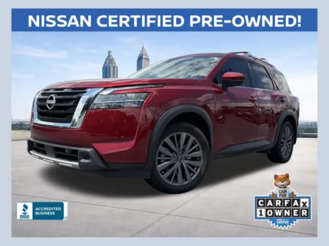 Red 2024 Nissan Pathfinder SL for sale in Lithia Springs, GA
