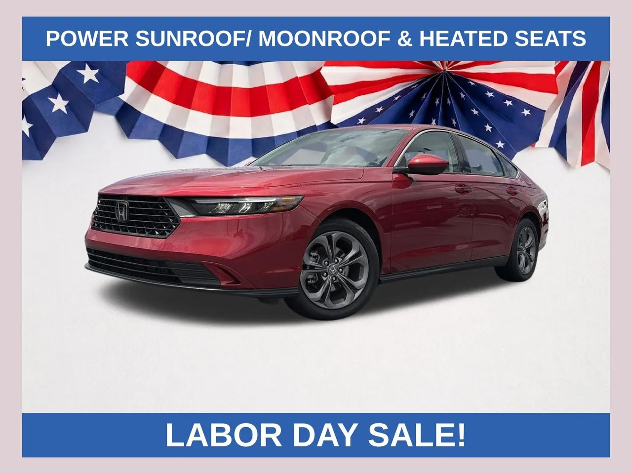 Red 2024 Honda Accord EX for sale in Lithia Springs, GA