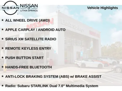 Photos of 2024 Subaru Impreza for sale in Lithia Springs, GA at Nissan of Lithia Springs