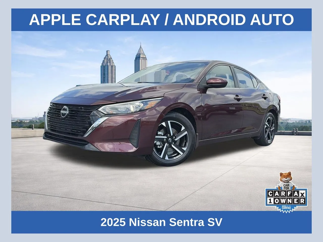 Red 2025 Nissan Sentra SV for sale in Lithia Springs, GA