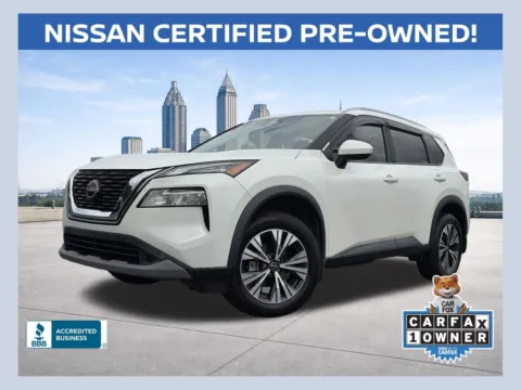 White 2023 Nissan Rogue SV for sale in Lithia Springs, GA