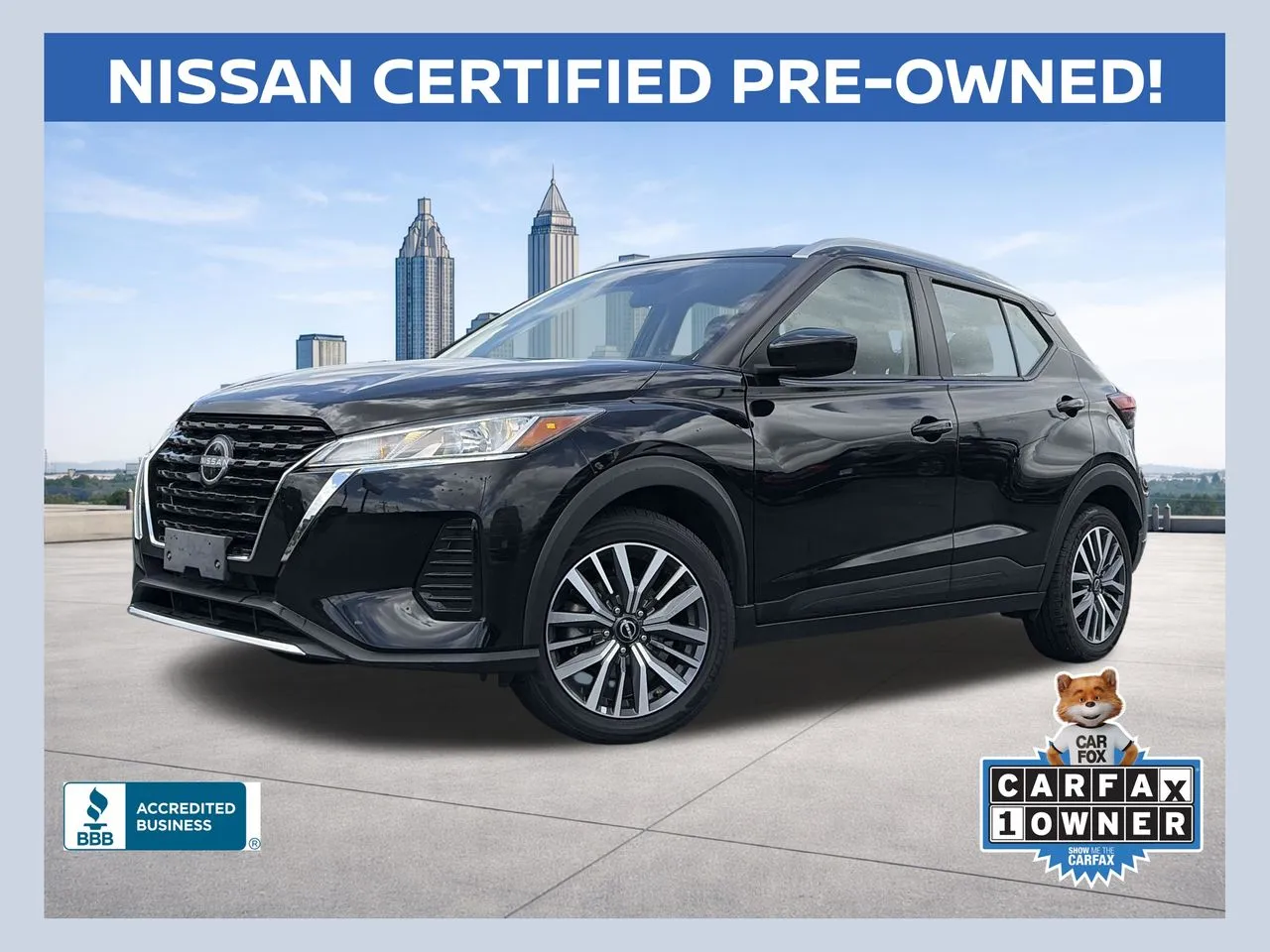 Black 2024 Nissan Kicks SV for sale in Lithia Springs, GA
