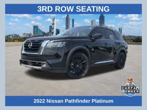 Black 2022 Nissan Pathfinder Platinum for sale in Lithia Springs, GA