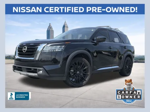 Black 2022 Nissan Pathfinder Platinum for sale in Lithia Springs, GA