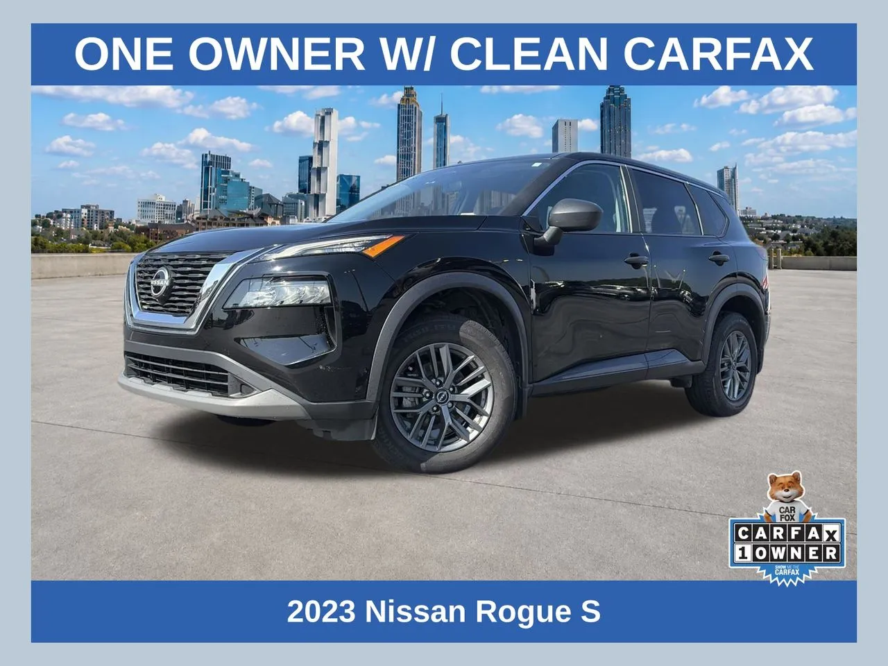 Black 2023 Nissan Rogue S for sale in Lithia Springs, GA