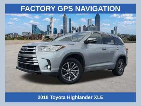 Silver 2018 Toyota Highlander XLE for sale in Lithia Springs, GA