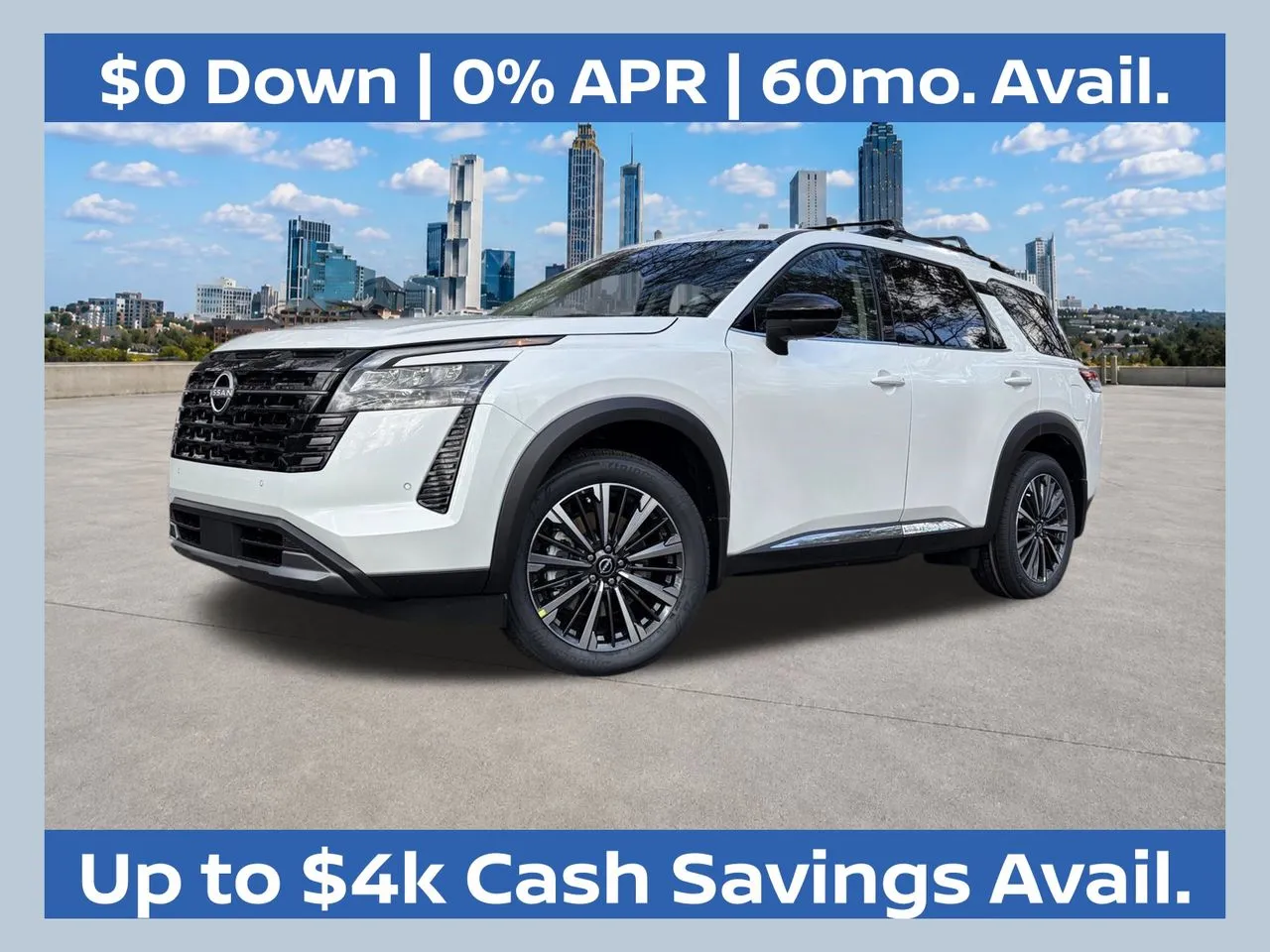 White 2026 Nissan Pathfinder Platinum for sale in Lithia Springs, GA