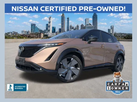 Black 2023 Nissan Ariya PLATINUM+ e-4ORCE for sale in Lithia Springs, GA