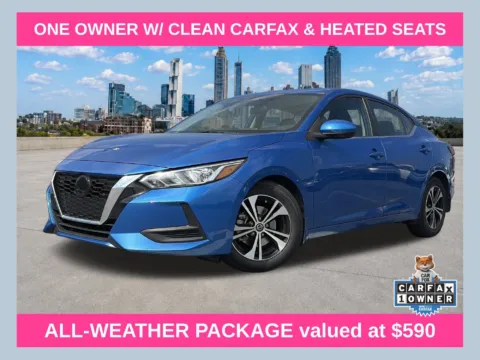 Blue 2022 Nissan Sentra SV for sale in Lithia Springs, GA