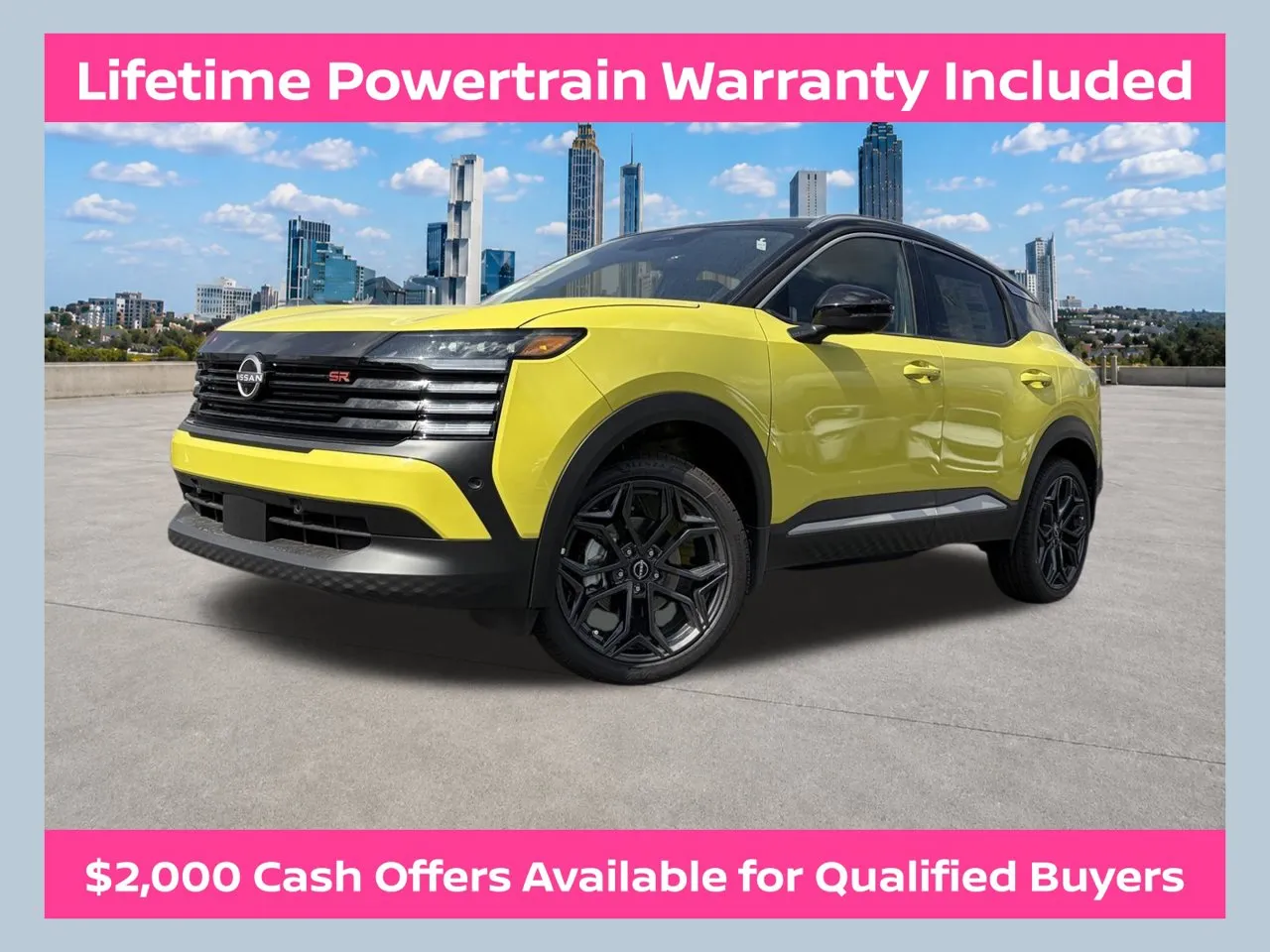 Yellow 2027 Nissan Kicks SR for sale in Lithia Springs, GA