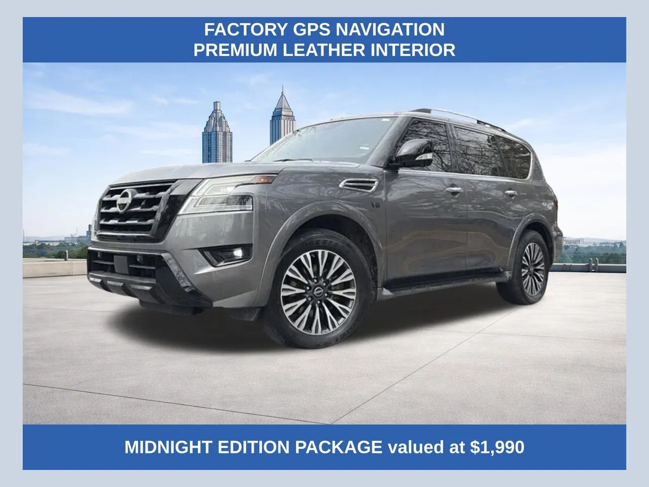 Gray 2022 Nissan Armada SL for sale in Morrow, GA