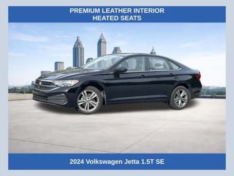 Black 2024 Volkswagen Jetta 1.5T SE for sale in Morrow, GA