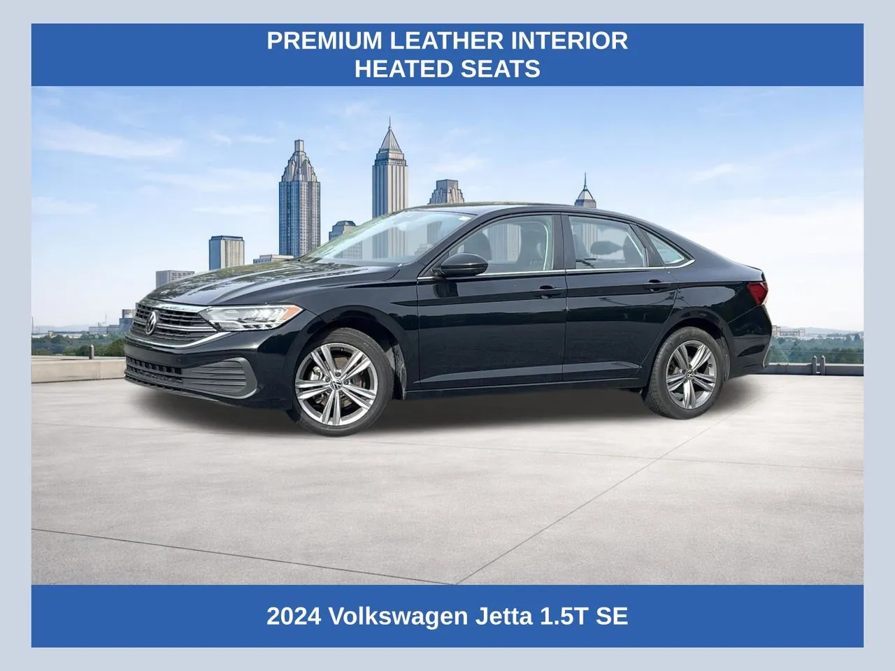 Black 2024 Volkswagen Jetta 1.5T SE for sale in Morrow, GA
