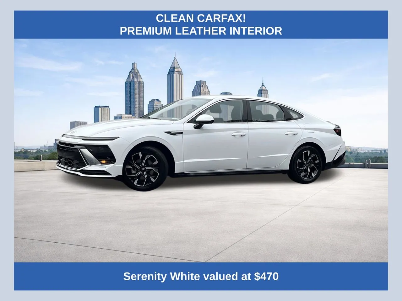 White 2024 Hyundai Sonata SEL for sale in Morrow, GA