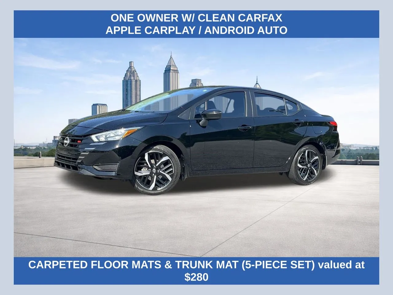 Black 2025 Nissan Versa 1.6 SR for sale in Morrow, GA