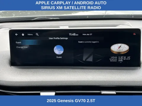 Another view of 2025 Genesis GV70 2.5T for sale in Morrow, GA at Nissan South Morrow