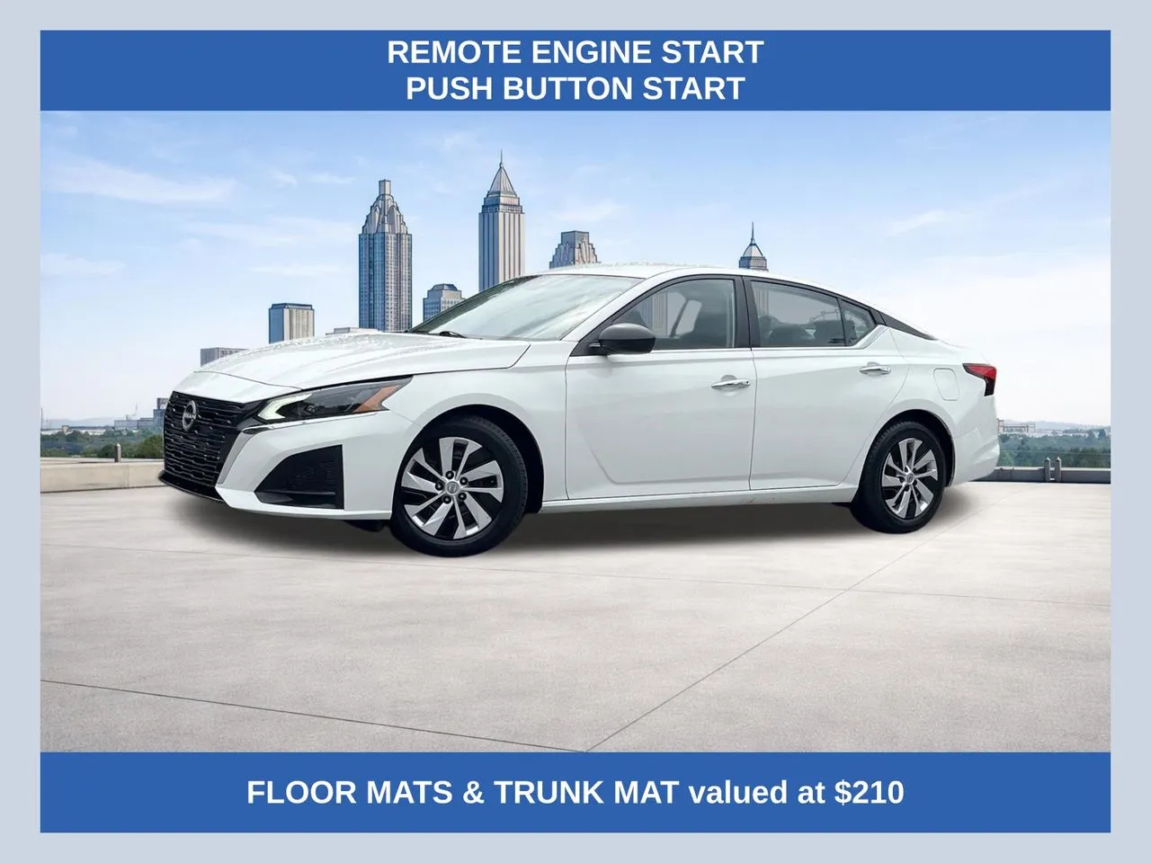 White 2024 Nissan Altima 2.5 S for sale in Morrow, GA