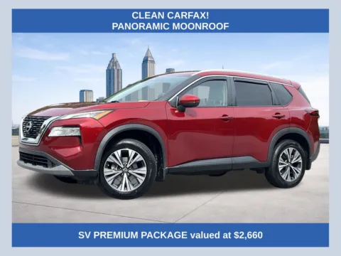 Red 2022 Nissan Rogue SV for sale in Morrow, GA