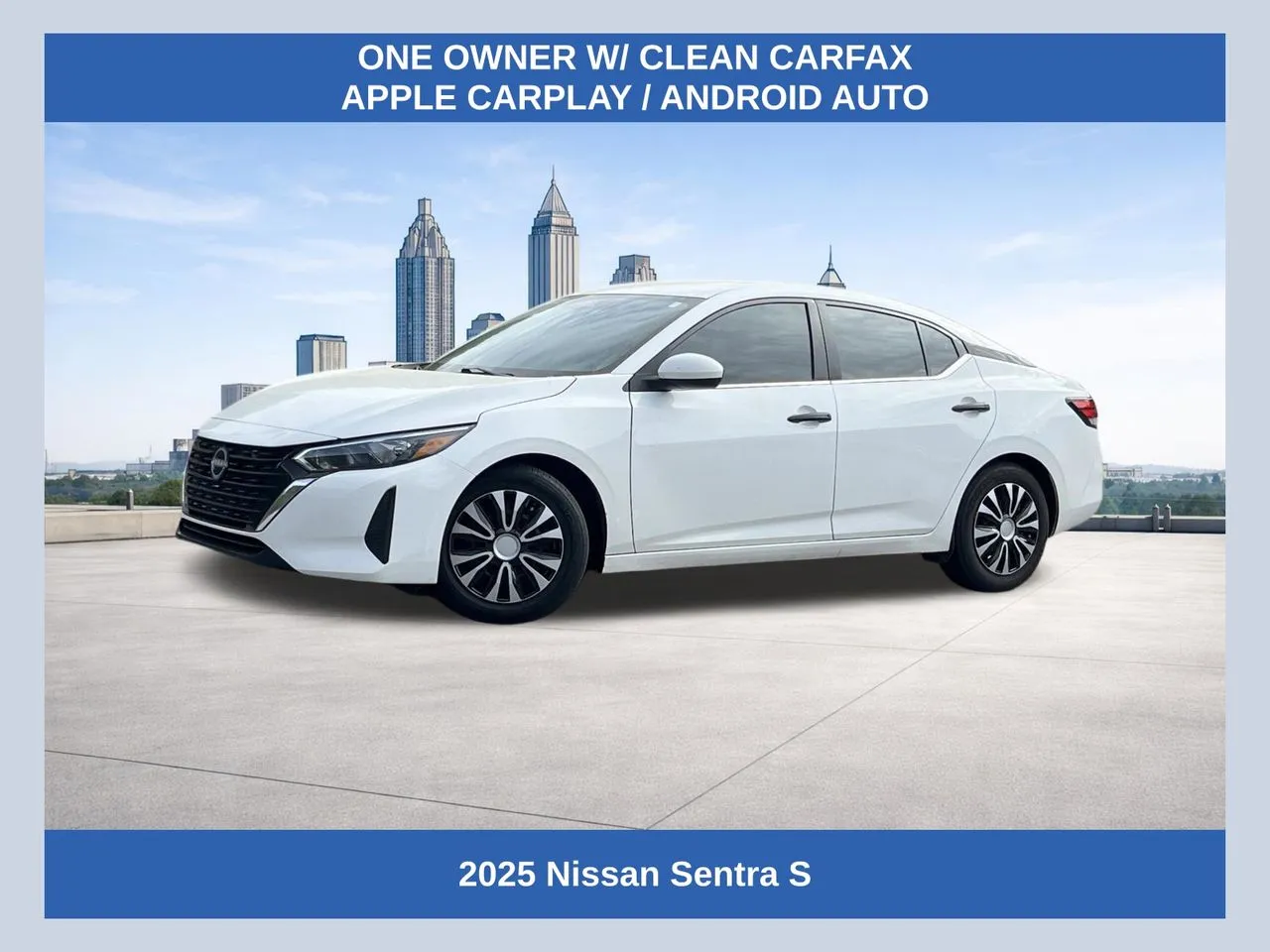 White 2025 Nissan Sentra S for sale in Morrow, GA