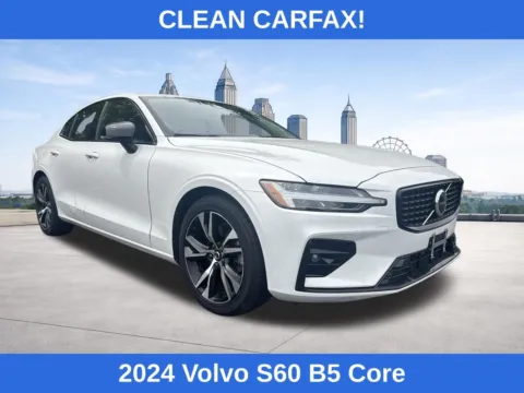 White 2024 Volvo S60 B5 Core Dark Theme for sale in Morrow, GA