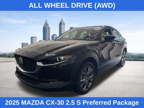 Black 2025 Mazda CX-30 2.5 S Preferred Package for sale in Morrow, GA