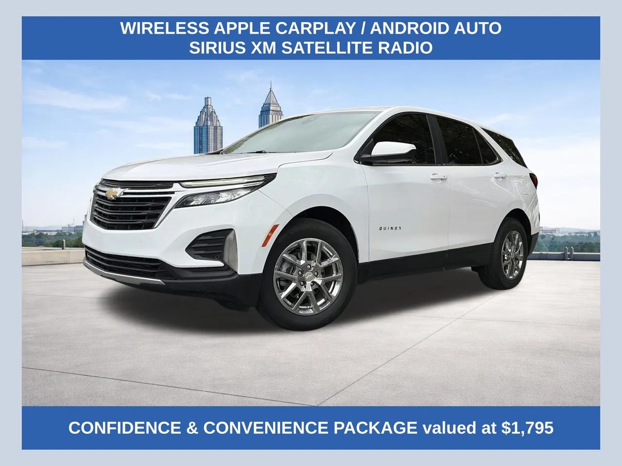 White 2022 Chevrolet Equinox LT for sale in Morrow, GA