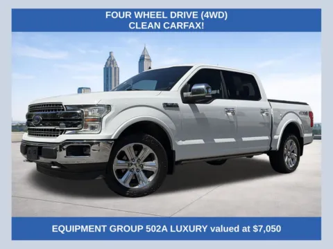 White 2019 Ford F-150 Lariat for sale in Morrow, GA