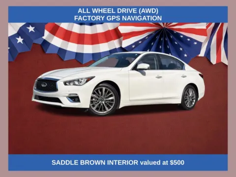 White 2023 INFINITI Q50 LUXE for sale in Morrow, GA