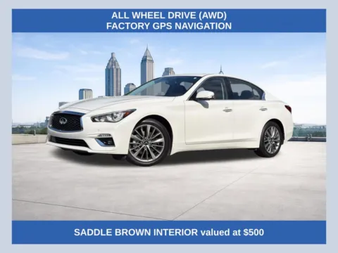 White 2023 INFINITI Q50 LUXE for sale in Morrow, GA